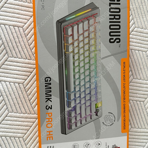 GMMK3 PRO HE 75% Prebuilt 풀 알루미늄 커스텀 래피드 트리거 유선 게이밍 키보드 실버 판매