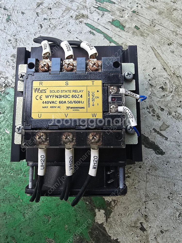 가격내림..SSR방열판 일체형/WOONYOUNG--0