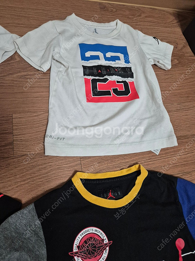 조던 나이키키즈 110~120사이즈 티셔츠6장,바지5장--3