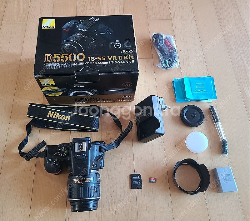 니콘 D5500 + 18-55 VR II (2천컷 미만...--0