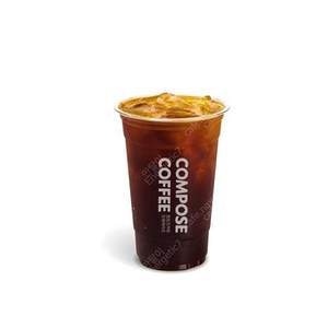 컴포즈 아이스아메리카노 1장 1500원