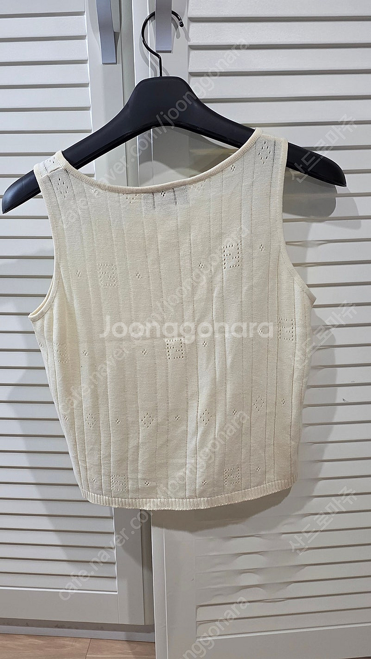 펜디 Fendi 포인텔 니트 슬리브리스--1