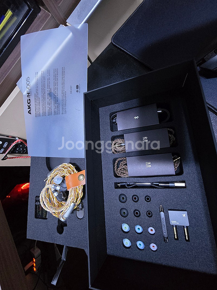 akg n5005 이어폰 (천불금은동선 포함) 판매합니다--0