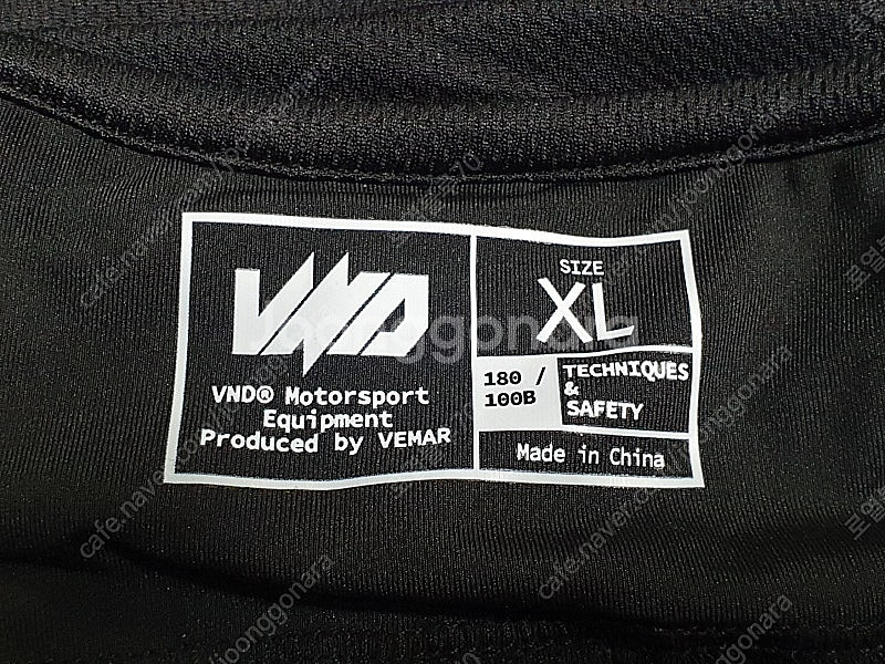 VND 라이더 보호대 반팔 티셔츠 (XL - 100~1...--5