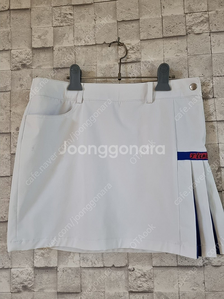 까스텔바작,화이트베어 골프스커트--0