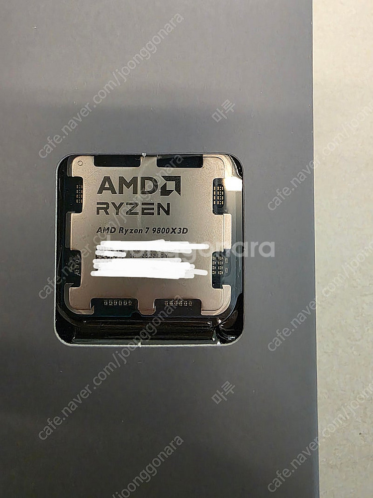 AMD 라이젠7 6세대 9800X3D 미개봉 정품--3