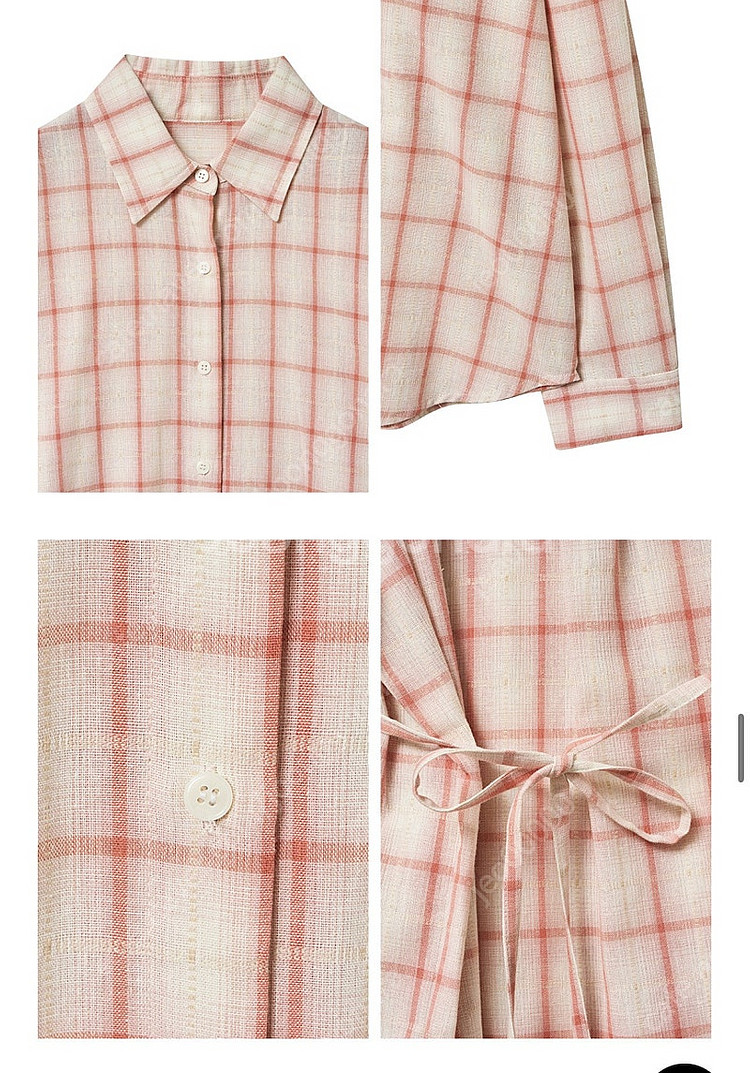 쏘이르 셔츠 STRING BOYFIT SHIRT 핑크--1