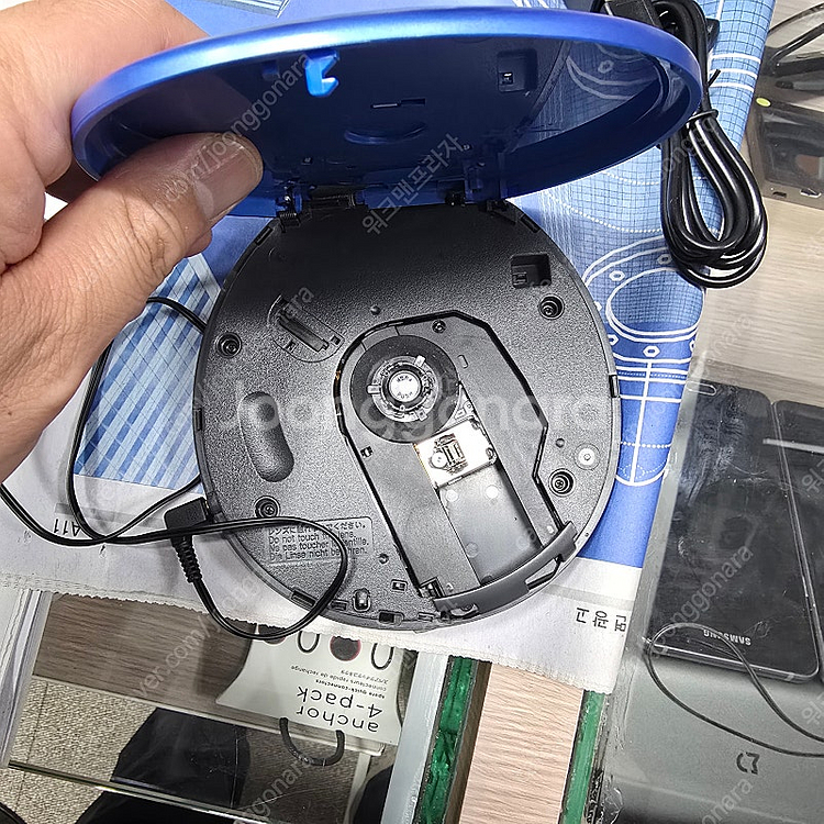 파나소닉 휴대용 CDP SL-CT440 판매합니다 파란...--0