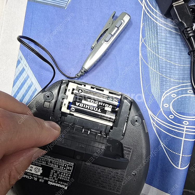 파나소닉 휴대용 CDP SL-CT440 판매합니다 파란...--3