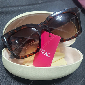 SSAC 뿔테 선글라스 브라운 레오파드 새상품무료배송