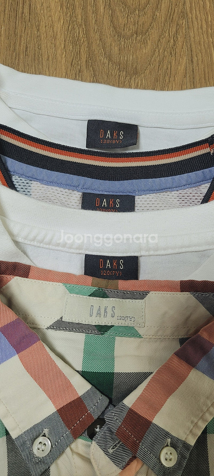 닥스키즈 반팔.긴팔.120~130사이즈 ㅡ4벌--1