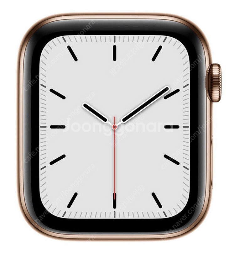 애플워치6 스테인리스 골드 셀룰러 40mm 리퍼 미사용...--1