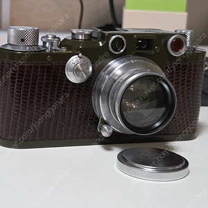 라이카 바르낙 IIIC Olive Green repaint + 50mm f2 Summar 렌즈 일괄 판매
