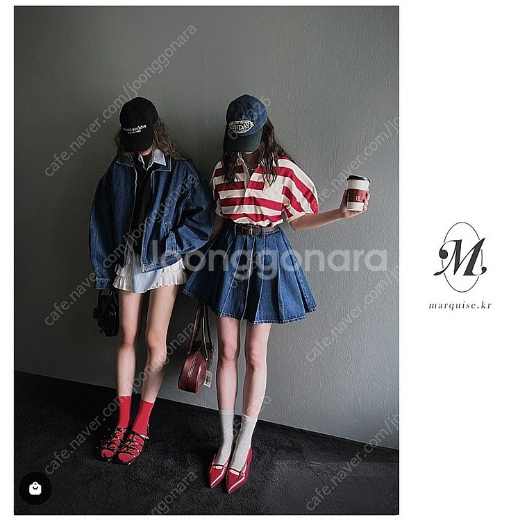 [새 제품]마르키즈 카라배색 가로 스트라이프 PK 반팔...--0