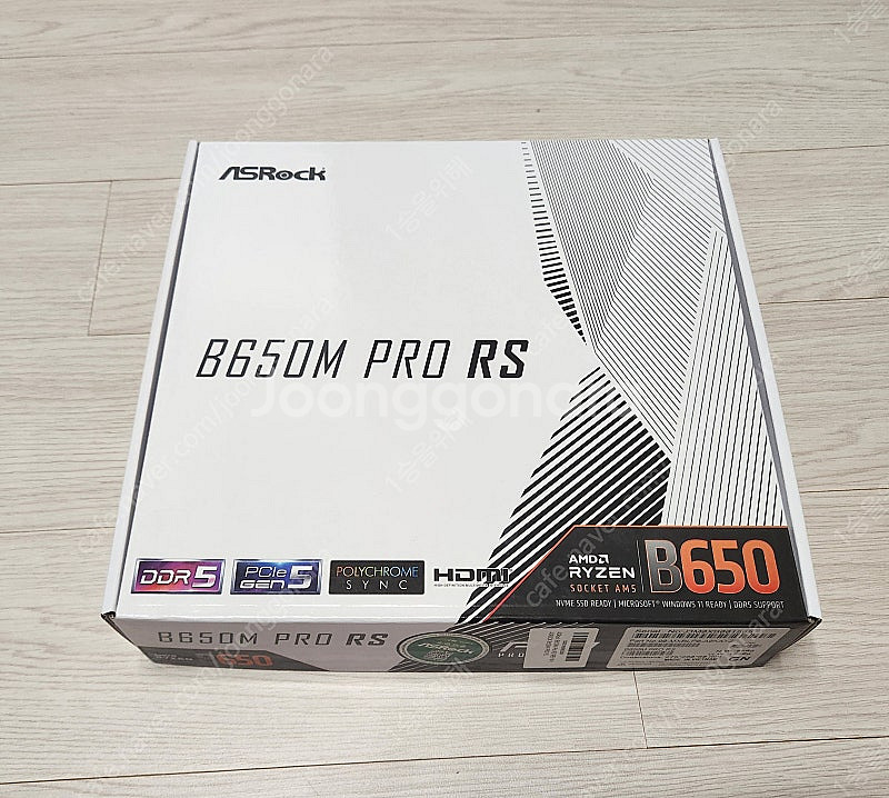 ASRock B650M PRO RS (1회장착 신품) 팝니다.--0