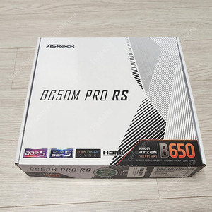 ASRock B650M PRO RS (1회장착 신품) 팝니다.