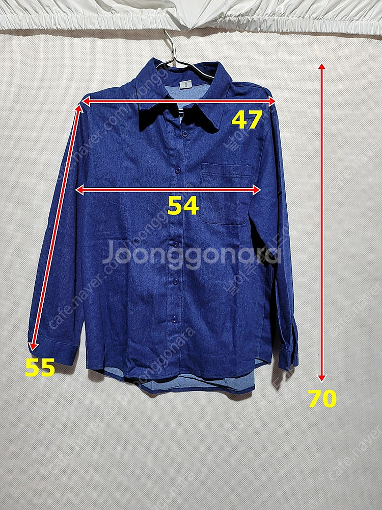 (새상품) 여성셔츠 데님셔츠 청남방 캐주얼룩 모던룩 6...--9