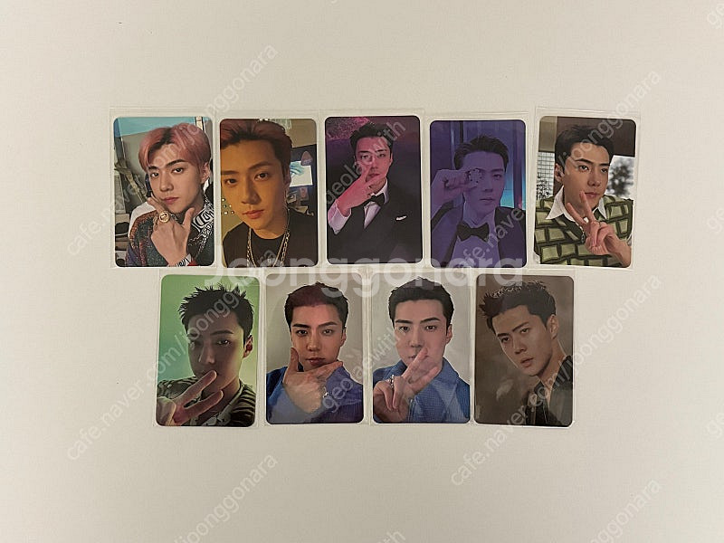 엑소 세훈, 찬열, 세훈&찬열 앨범 및 포카 양도--1