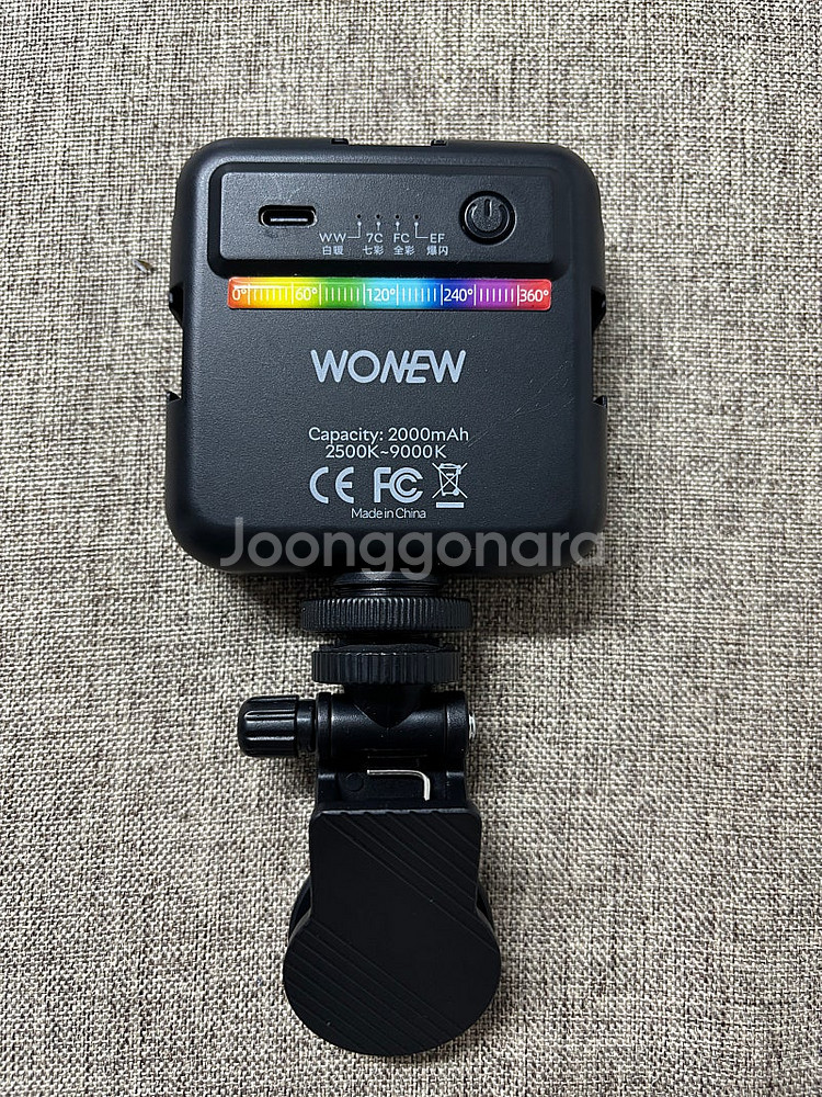 Ulanzi 울란지 삼각대 + WONEW RGB LED...--4