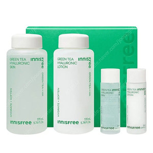 이니스프리 그린티 씨드 히알루론 스킨 170ml 로션 170ml 세트
