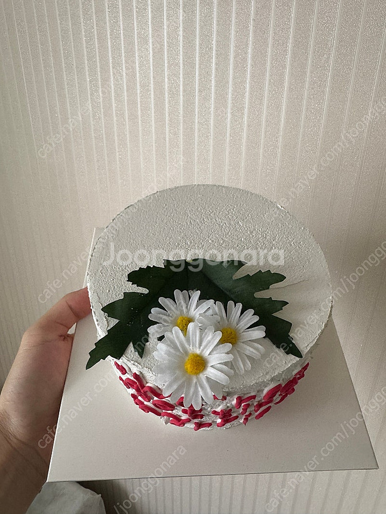 데이지 웨딩촬영 모형케이크(완제품, 결혼준비 프로포즈 ...--1