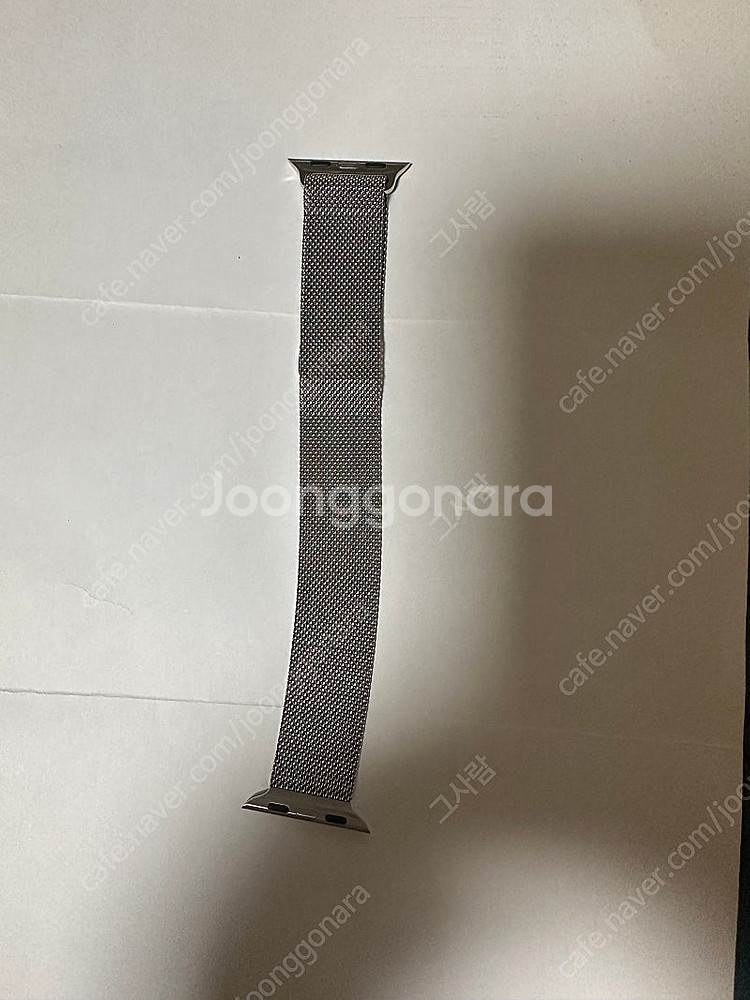 애플 정품 애플워치 스트랩 실버 밀레니즈루프 40mm--2