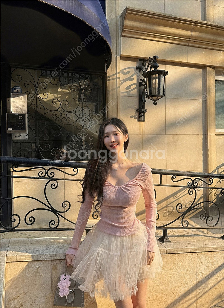이부베 더요니아 샤스커트 숏 베이지 새상품--2