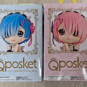 리제로굿즈 Qposket/큐포스켓 렘 & 람 일괄