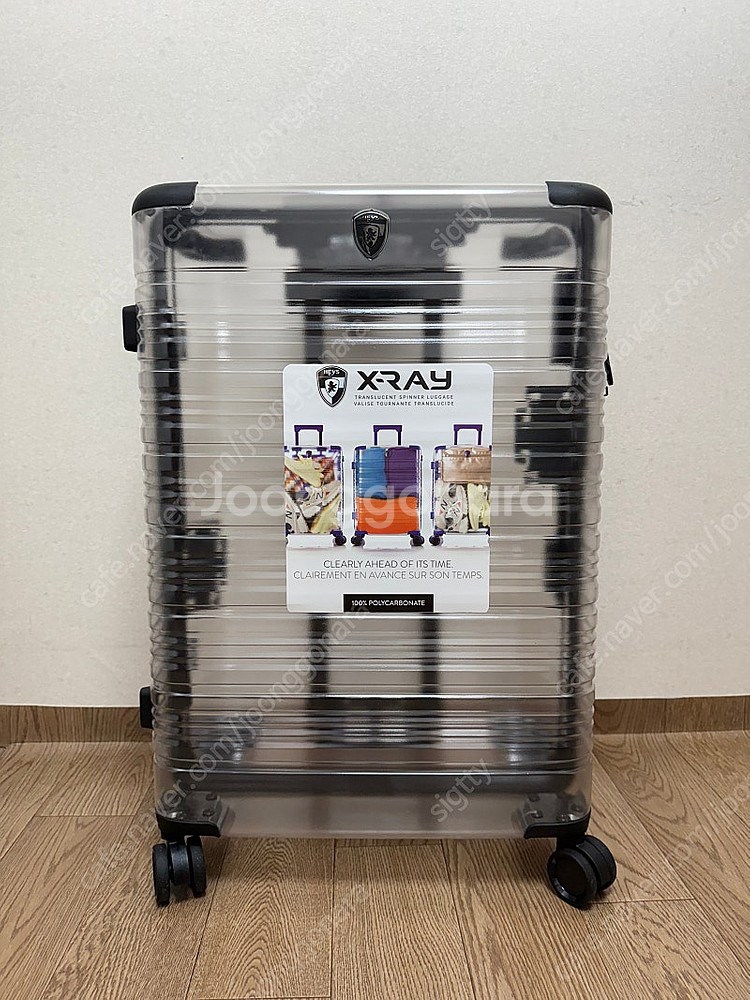 폴리카보네이트 투명 캐리어 2개 팝니다(새상품)--2