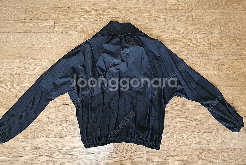(새상품) 더 캐시미어 텍스처 블록 드로우스트링점퍼--8