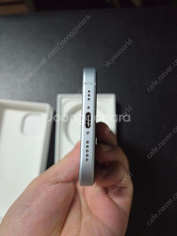 아이폰15 블루 128GB--3