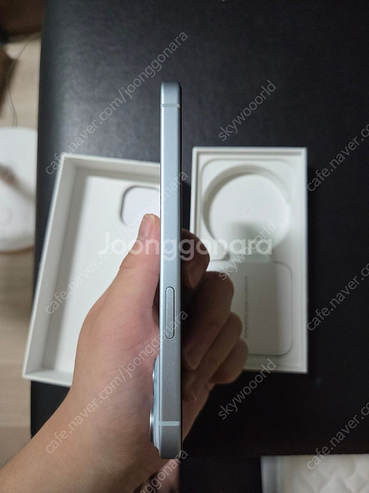아이폰15 블루 128GB--5