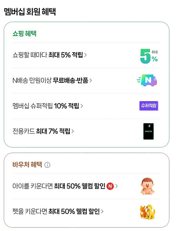 네이버멤버십 1년 구독 파티원 3명구해요--3