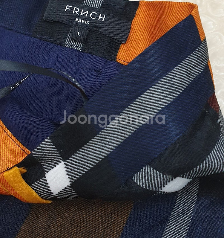 명품핏 우아한 에르오렌지믹스 빅체크 FRNCH PARIS 정장핏 캐쥬얼핏 사계절 활용도 만점 촤르륵 드레시한 라인 ...--6