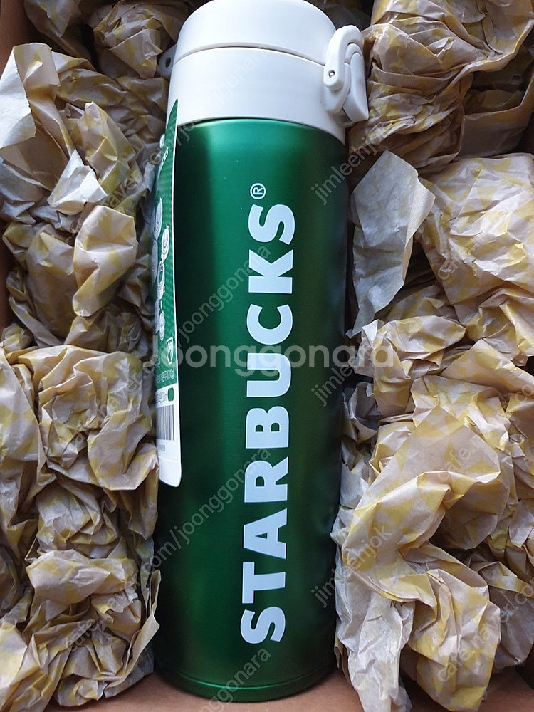 스타벅스 그린 워드마크 보온병(500ml)--0
