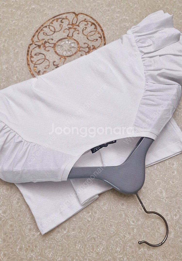 ZARAMADE 드레시한 윙퍼프 돌먼 날개블라우스티 고급진 면소재 프릴퍼프소매티셔츠 블라우스같은 갖춰입은 고급진 무...--8