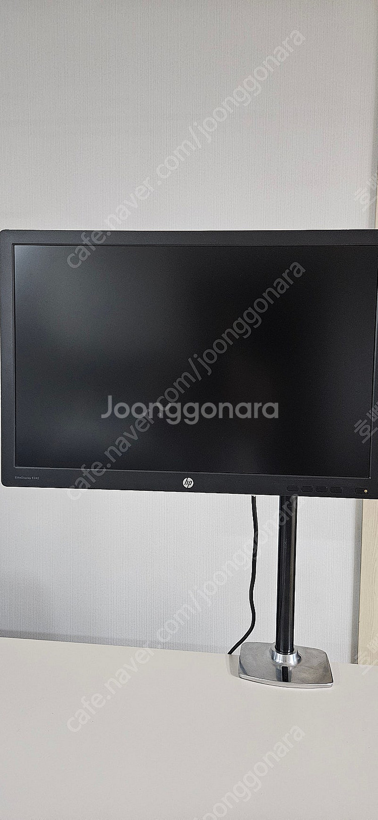 HP E242, 어고트론(Ergotron) 모니터암 셋...--4