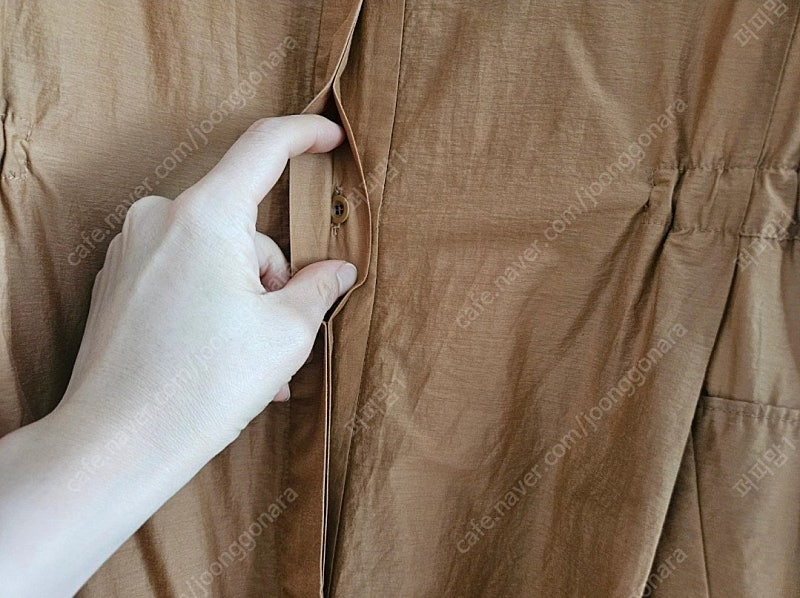 새상품급) 잇미샤 바스락 아노락 자수 롱 원피스 판매합니다 이미지