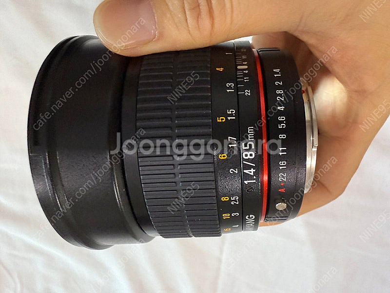 삼양 85mm F1.4 펜탁스 마운트 수동 렌즈 판매합...--0