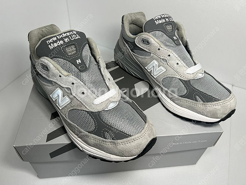 [W260] 뉴발란스 993 메이드인 USA B 그레이--3
