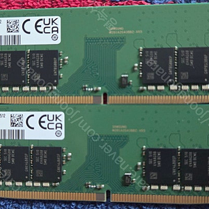 삼성 DDR4 3200 16GB ECC 메모리 2개