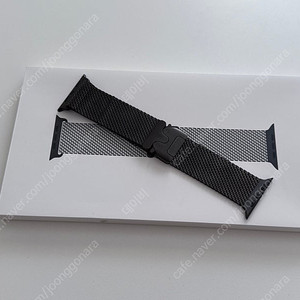 애플워치 정품 티타늄 밀레니즈 루프 M 44/45/49mm 블랙티타늄 S급 풀박스 19만
