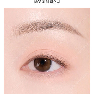새상품) 롬앤 슬라이드 인 싱글 M08 페일 피오니 싱글 섀도우 팔레트