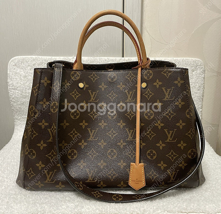 명품 정품 루이비통 M41067 모노그램 몽테뉴 GM ...--0
