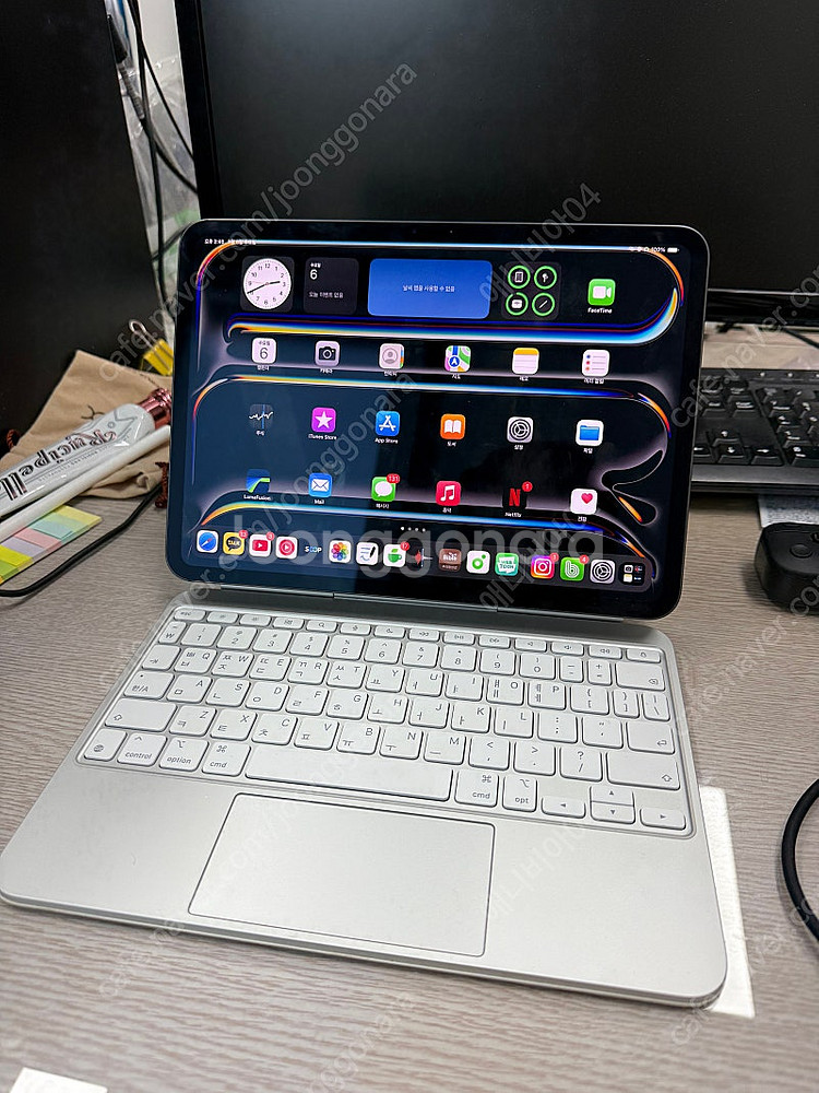 아이패드프로11 m4 wifi 256+정품 매직키보드+...--0