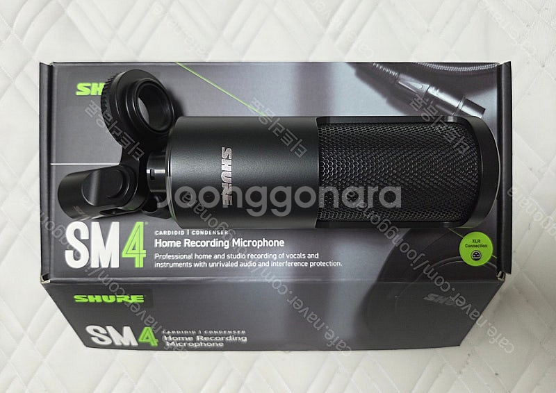 슈어 SHURE SM4 콘덴서마이크 팝니다.--1