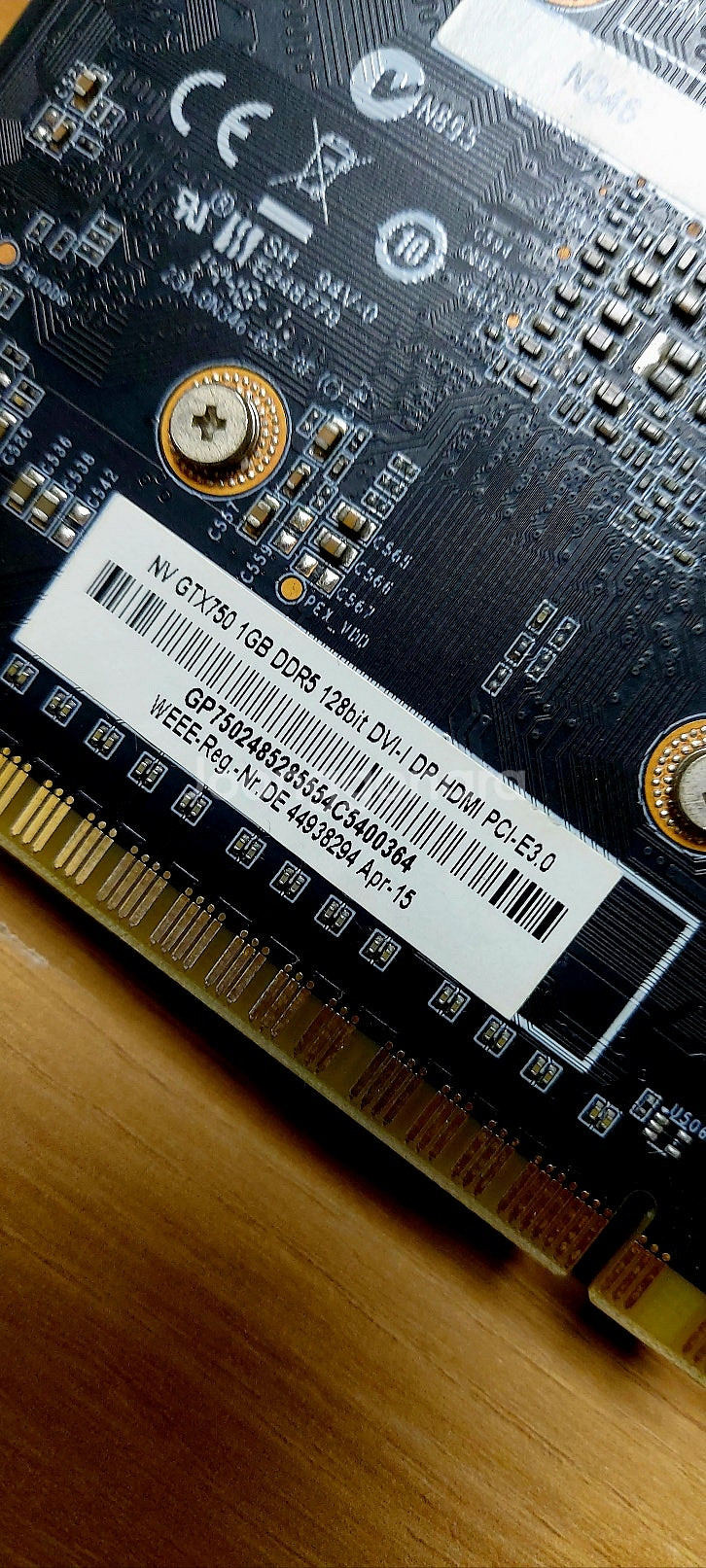지포스 GTX750 1G 그래픽카드 판매합니다.--2