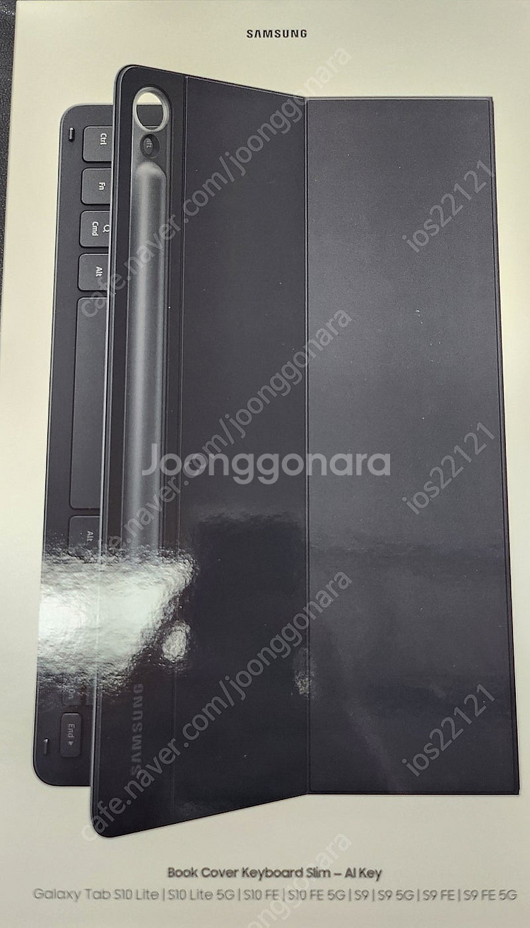 (미개봉)갤럭시 슬림 키보드 북커버--1