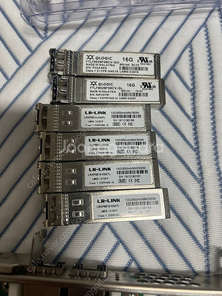 10g sfp 듀얼 랜카드 3개 지빅 6개 포함--3
