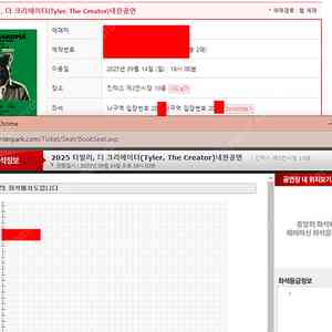 타일러 더 크리에이터 명당 VIP 2열 2연석 양도